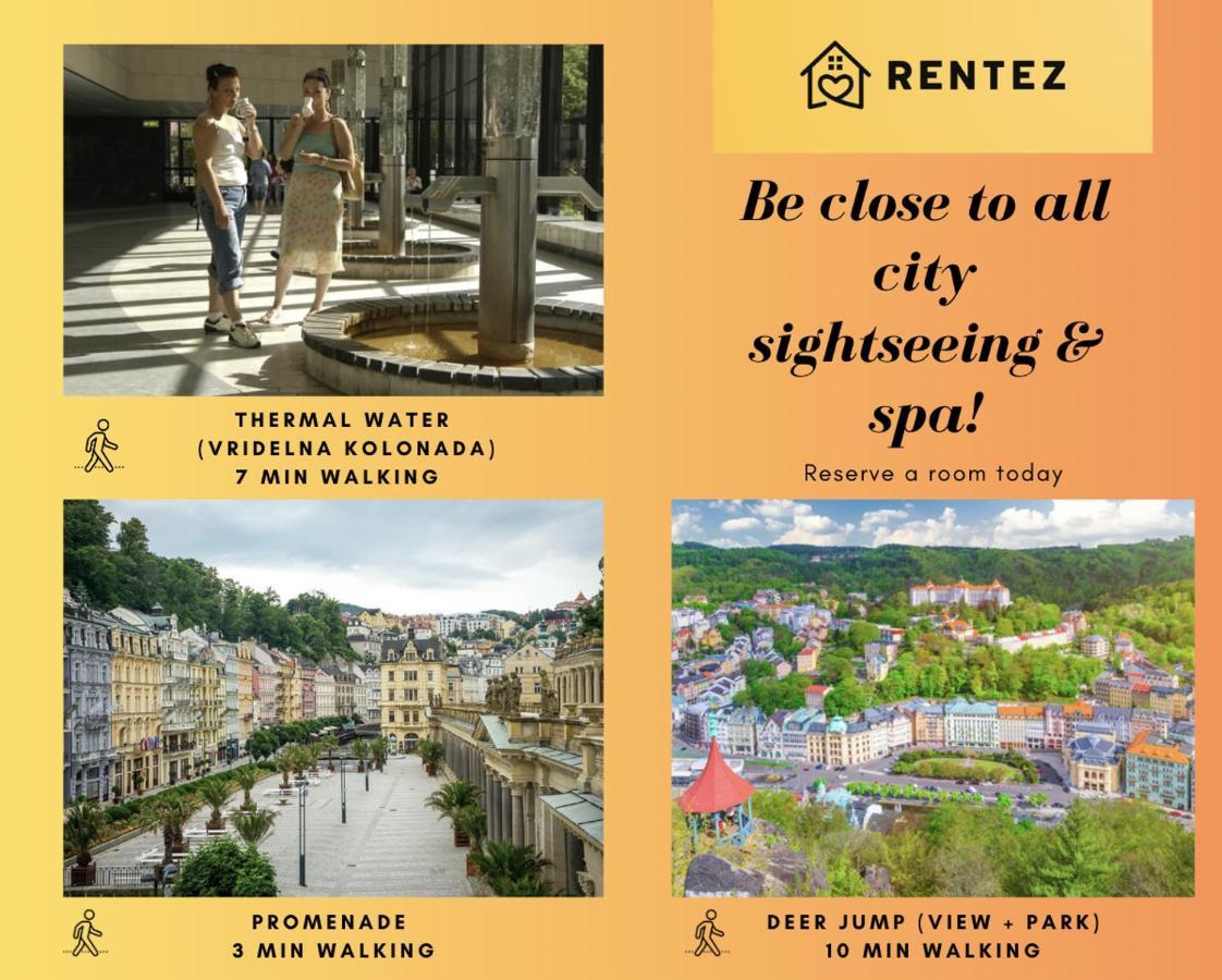 Imperial Apartment In Bohemia Residence By Rentez การ์โลวีวารี ภายนอก รูปภาพ